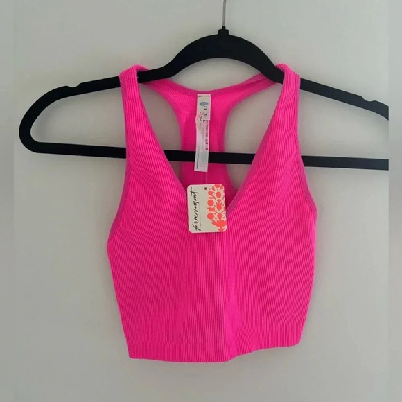 Free People Tops - Free People Free  Throw Crop Tank in Pink